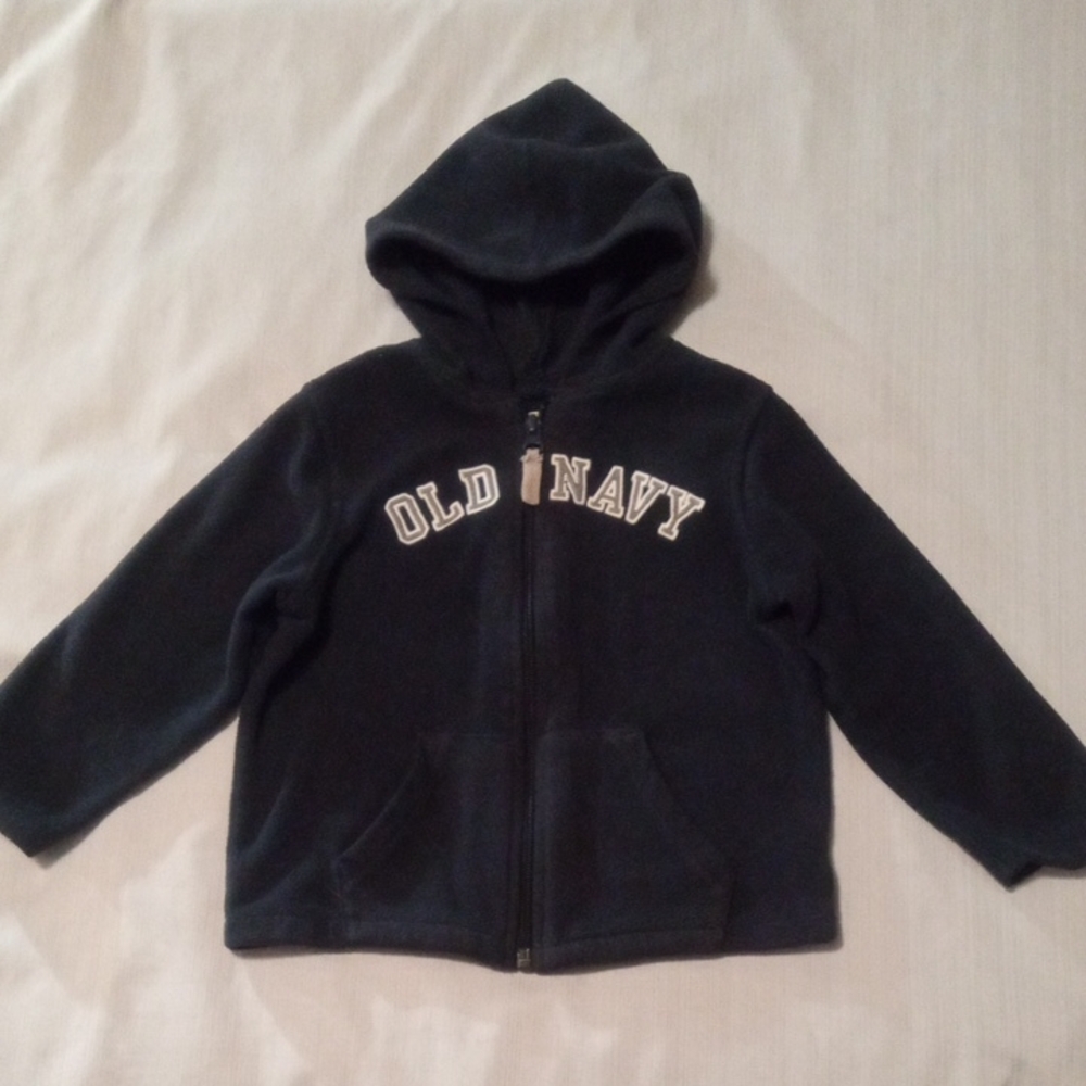 Old Navy Blue Hoodie Sweatshirt With Zipper